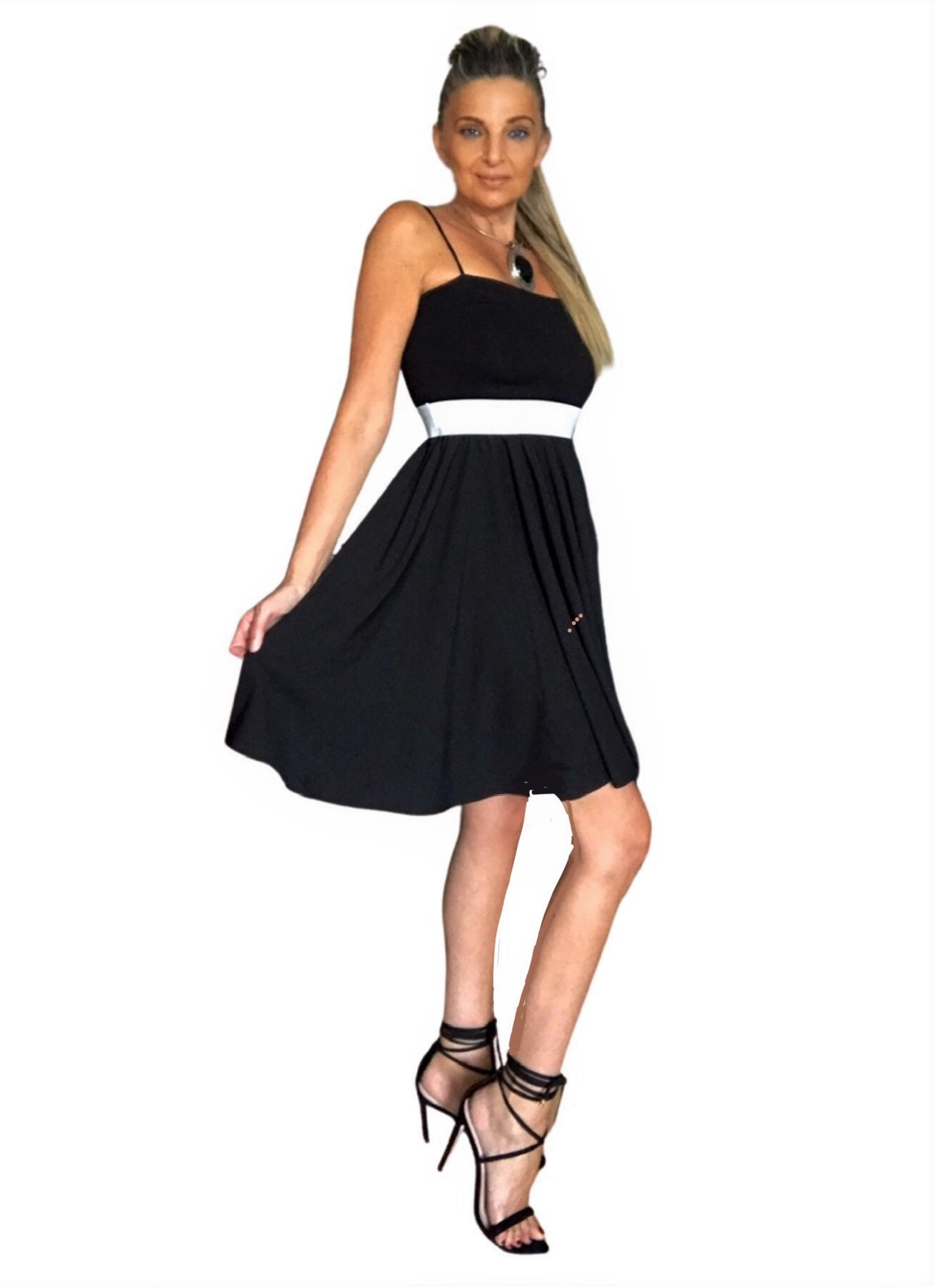 Šaty krátké černé BOROS SK-S-BL01